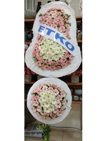 Pembe Beyaz Çiftli Gelin Duvağı